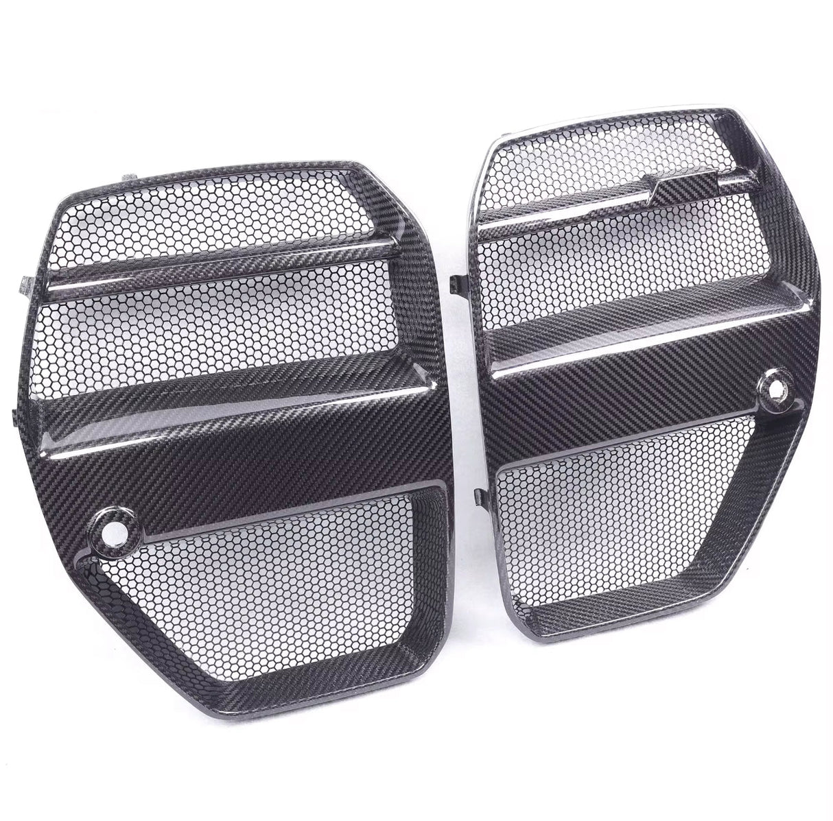 G8X M3/M4 Dry Carbon Fiber V Style Grille With Mesh - G80 M3 G82/G83 M4