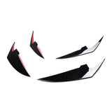 G20 LCI - Gloss Black Front Bumper Canard Fin Set (4pc) - G20 LCI 3-Series