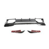 F97 X3M MBS V1 3D Style Carbon Fiber Rear Diffuser - F97 X3M 2019-2021