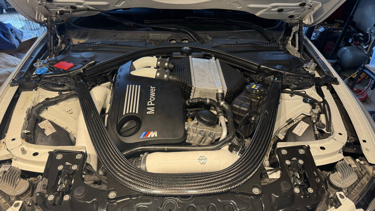 S55 Front Mount Silicone Intakes - F80 M3 | F82/F83 | F87 M2C - MidWest Bimmer Supply