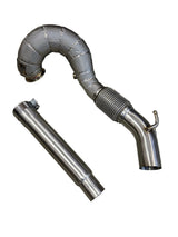 MK7/MK7.5 GTI Catless Race Downpipe W/ Heat Shield - Volkswagen MK7 MK7.5 Golf GTI 2.0T