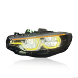 V3 F8X Tri Color Switchable IKON Headlights (White, Yellow, Amber) - F80 M3 F82 F83 M4