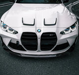 G8X M3/M4 Dry Carbon Fiber Hood Trim - G80 M3 G82/G83 M4