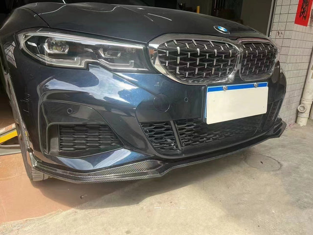 Carbon Fiber M-Sport M-Performance Style Front Lip (G20 3-Series) - MidWest Bimmer Supply
