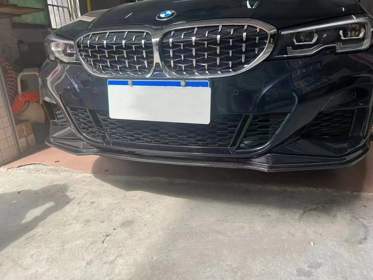 Carbon Fiber M-Sport M-Performance Style Front Lip (G20 3-Series) - MidWest Bimmer Supply