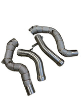 E63/GT63 Catless Race Downpipe W/ Heat Shield - Mercedes-Benz W213 E63 E63S GT63 AMG 4.0 M177