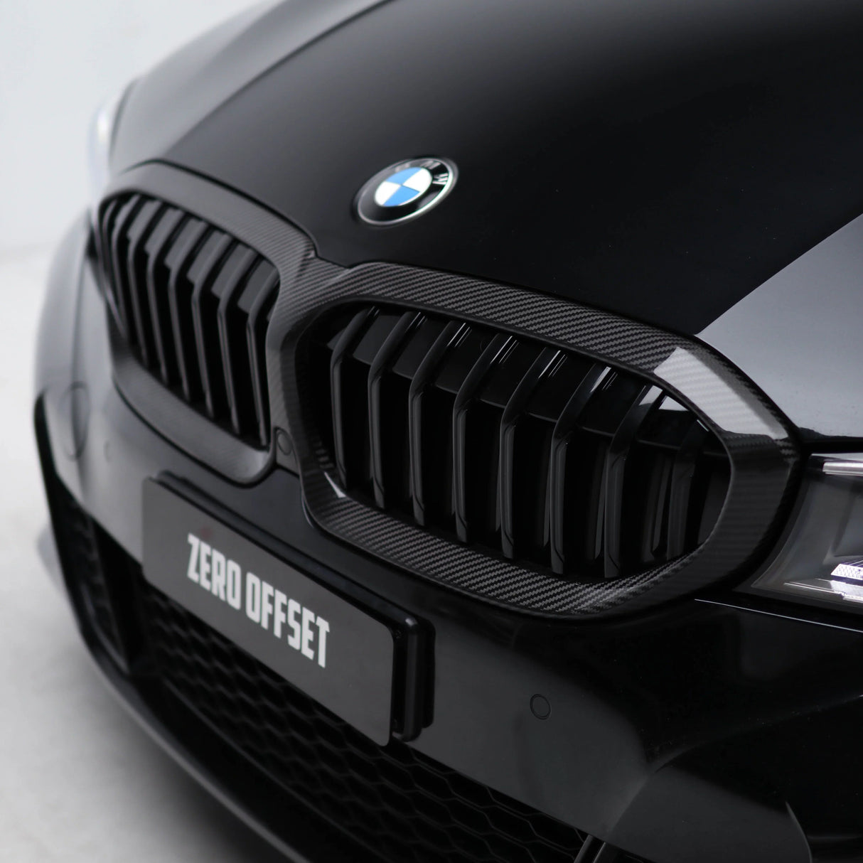 G20 3-Series Carbon Fiber Front Grille Trim - G20 3-Series PRE LCI