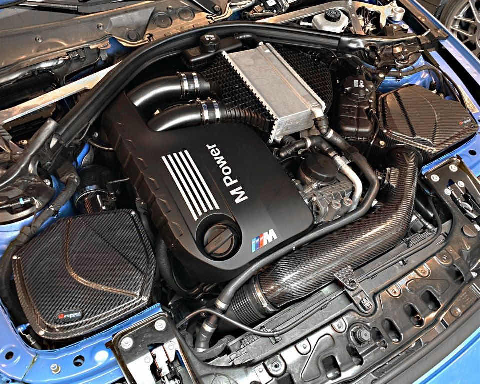 S55 Carbon Fiber Intake System - BMW F80 M3 / F82/F83 M4 /  F87 M2C - MidWest Bimmer Supply