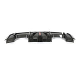 G8X AK Style Dry Carbon Fiber LED Rear Diffuser w/ splitters - BMW G82 G83 M4 G80 M3