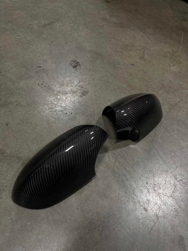 Dry Carbon Fiber Direct Replacement Mirror Covers (BMW E9X M3 / E82 1M) - MidWest Bimmer Supply