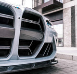 CSL Style Dry Carbon Fiber Front Grille Without ACC (BMW G80/G82/G83 M3/M4) - MidWest Bimmer Supply