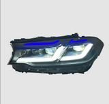 G30 LCI Style Headlights Yellow/White Switchback - F90 M5 G30 G38 5-Series LCI & Pre-LCI