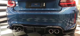Carbon Fiber MTC Style Rear Diffuser - F87 M2 F87 M2 Competition - MidWest Bimmer Supply