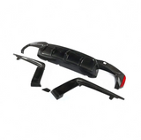 F90 M5 3D Style Carbon Fiber Rear Diffuser - F90 M5