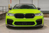MP Style F90 M5 LCI Dry Carbon Fiber Front Lip 3pc - F90 M5 LCI