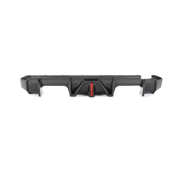 G8X AK Style Carbon Fiber Rear Diffuser With Light - G80 M3 G82 G83 M4