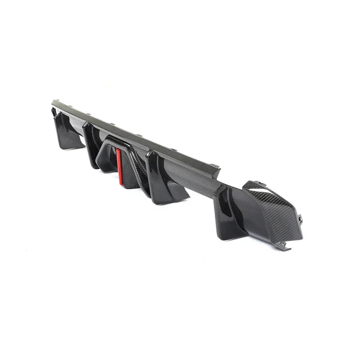 G8X AK Style Carbon Fiber Rear Diffuser With Light - G80 M3 G82 G83 M4