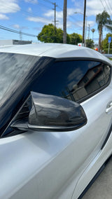 A90 Supra Carbon Fiber M Style Mirror Caps Replacement Covers - A90 Supra