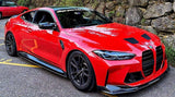 G8X M3/M4 Gloss Black V Style Front Lip  - G80 G82 G83 M3 M4