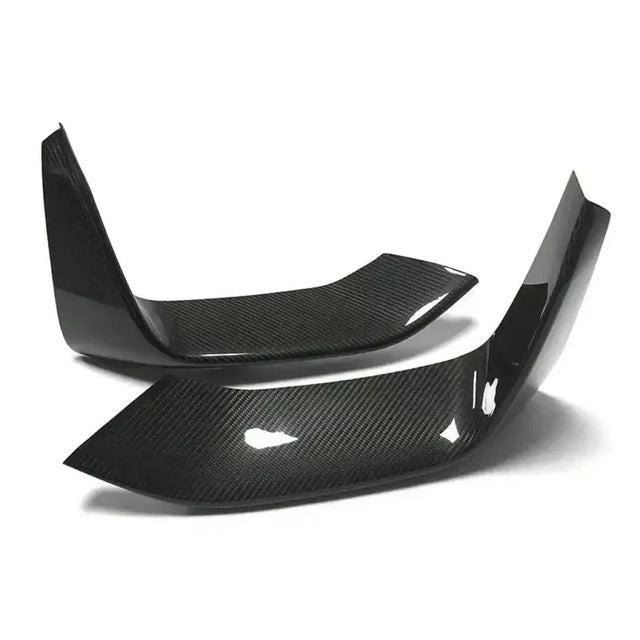 Dry Carbon Fiber MP Style Front Bumper Splitters (BMW M3 F80 | M4 F82/F83) - MidWest Bimmer Supply